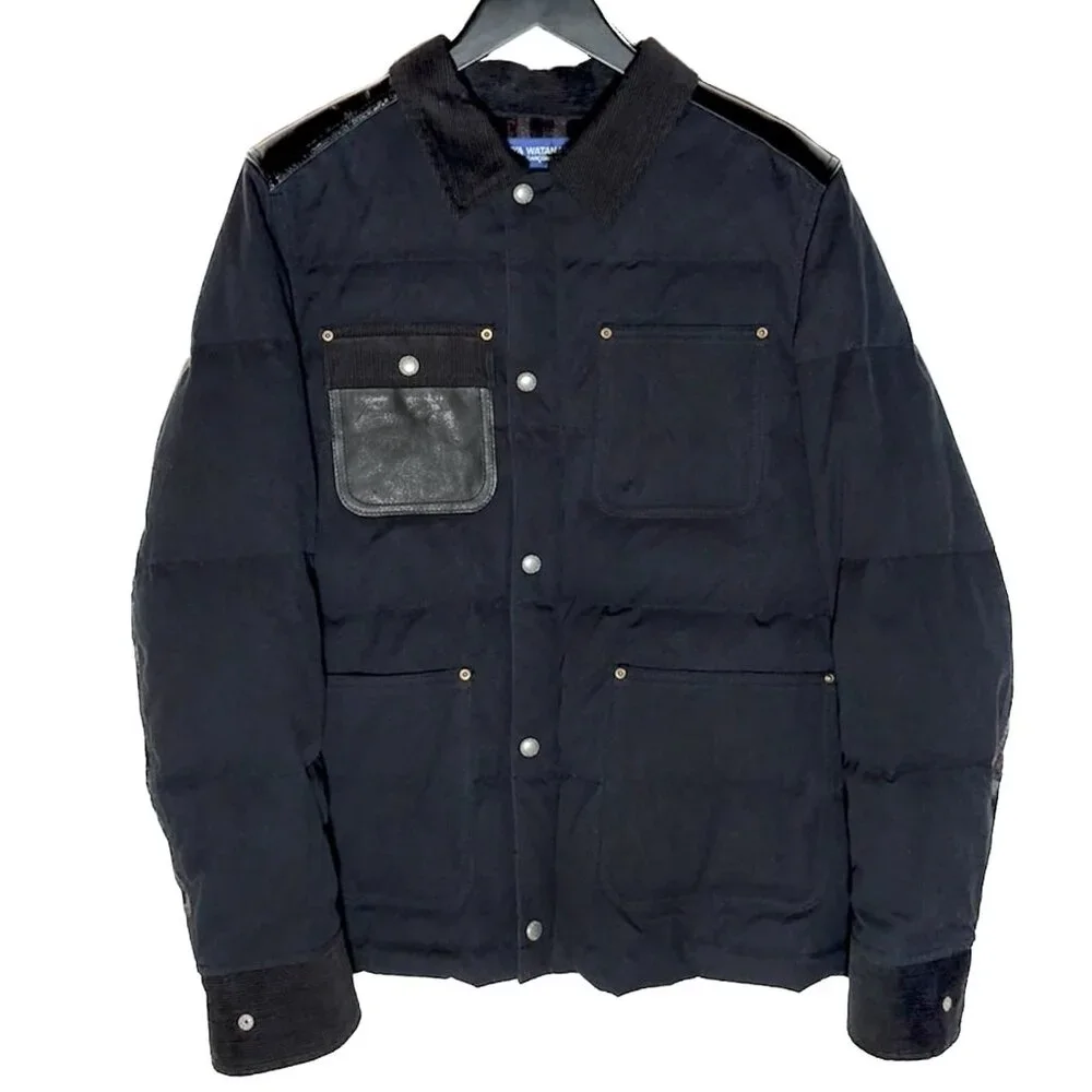 Junya Watanabe Comme Des Garçons Navy Blue Down Blazer Jacket - Picture 1 of 9